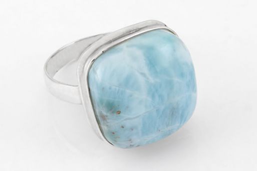 Серебряное кольцо с ларимаром 66133 купить в магазине Самоцветы мира